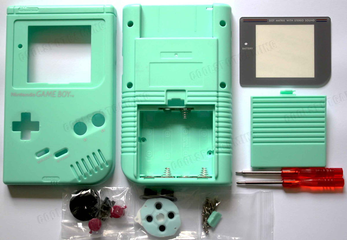 Original Dmg Game Boy Replacement Housing Shell Kit Pastel Bluegree Cool Spot Gaming 3827