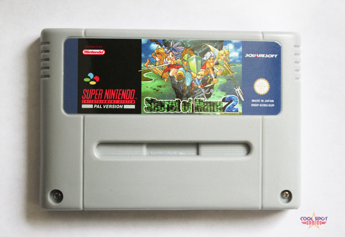 Trials of Mana secret of Mana 2 Super Nintendo SNES 