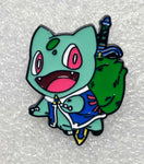 Bulbasaur Zelda Crossover Pin Badge