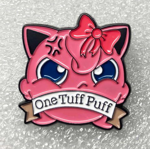 Jigglypuff 'One Tuff Puff' Pin Badge