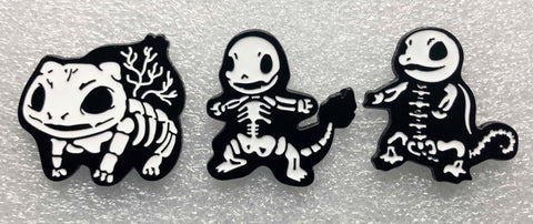 Pkmn X-Ray Character Pin Badge - Choose your character