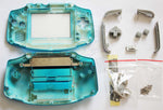 Game Boy Advance (GBA) Complete Replacement Housing Shell Kit - Chrome Blue