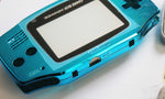 Game Boy Advance (GBA) Complete Replacement Housing Shell Kit - Chrome Blue