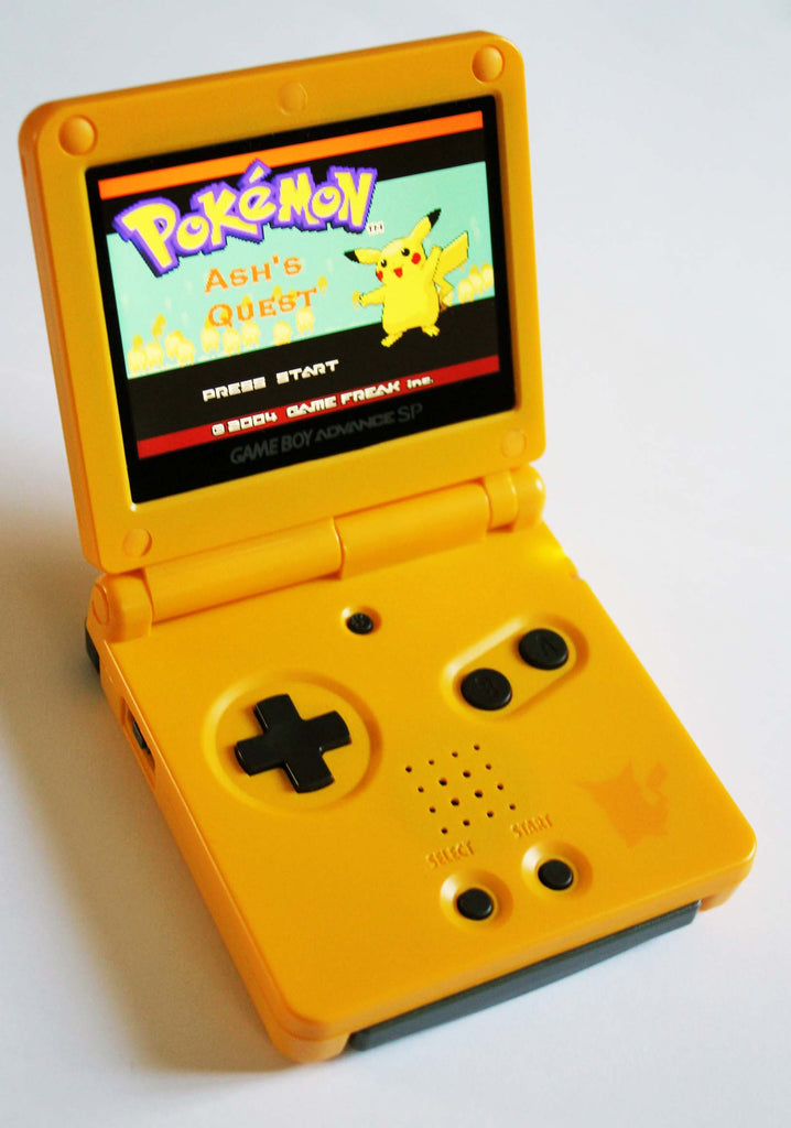 Game Boy Advance SP IPS V2 Console - Pikachu (+ Adjustable