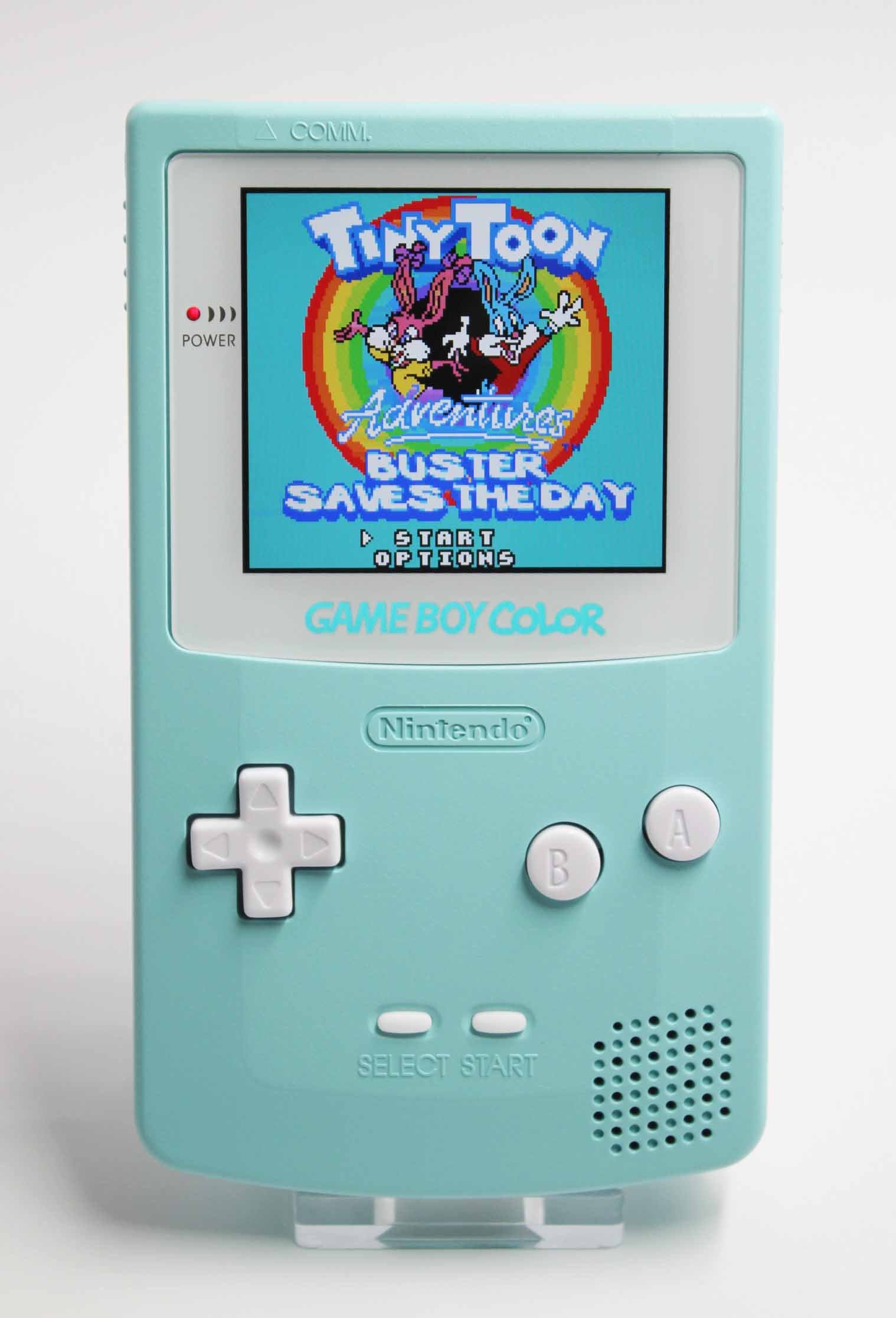 Game Boy Colour IPS Console - Pastel Blue – Cool Spot Gaming