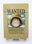 One Piece 'Wanted' Poker Card Deck - Full Set of 52 Playing Cards (Unboxed)