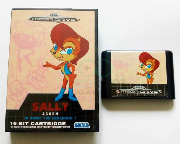 Sally Acorn in Sonic the Hedgehog 2 SEGA Genesis Mega Drive 