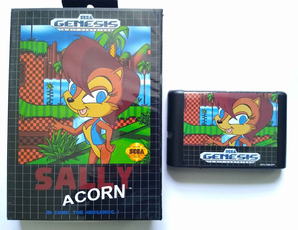 Sally Acorn in Sonic the Hedgehog 2 SEGA Genesis Mega Drive 